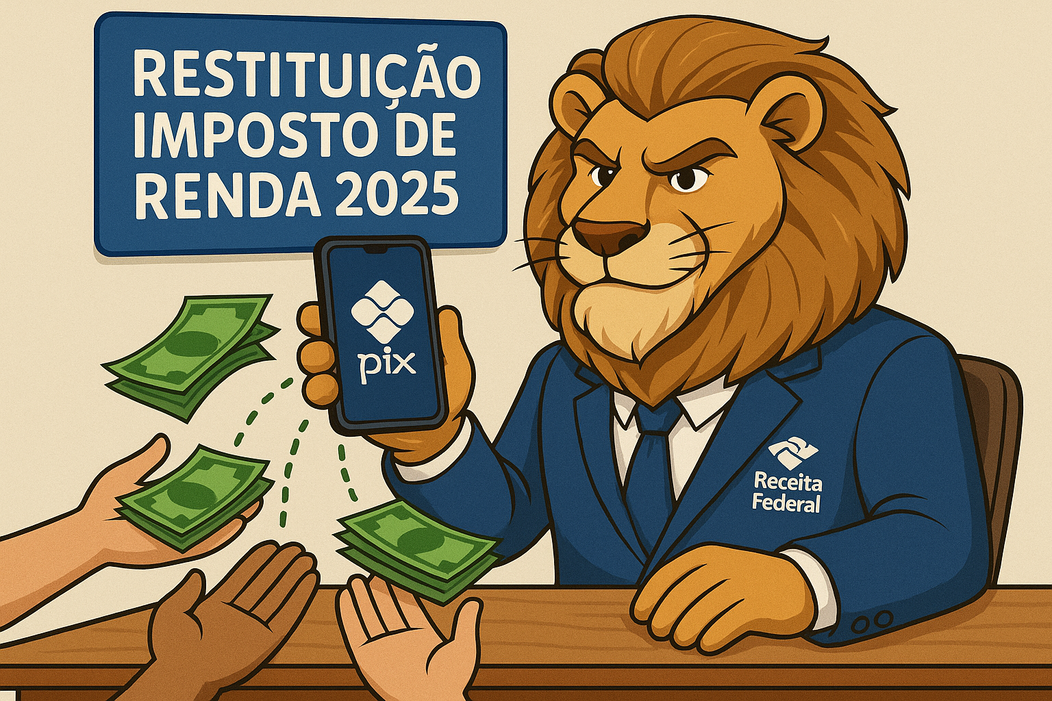 Receita Federal libera consulta a lote de restituição do Imposto de Renda 2025