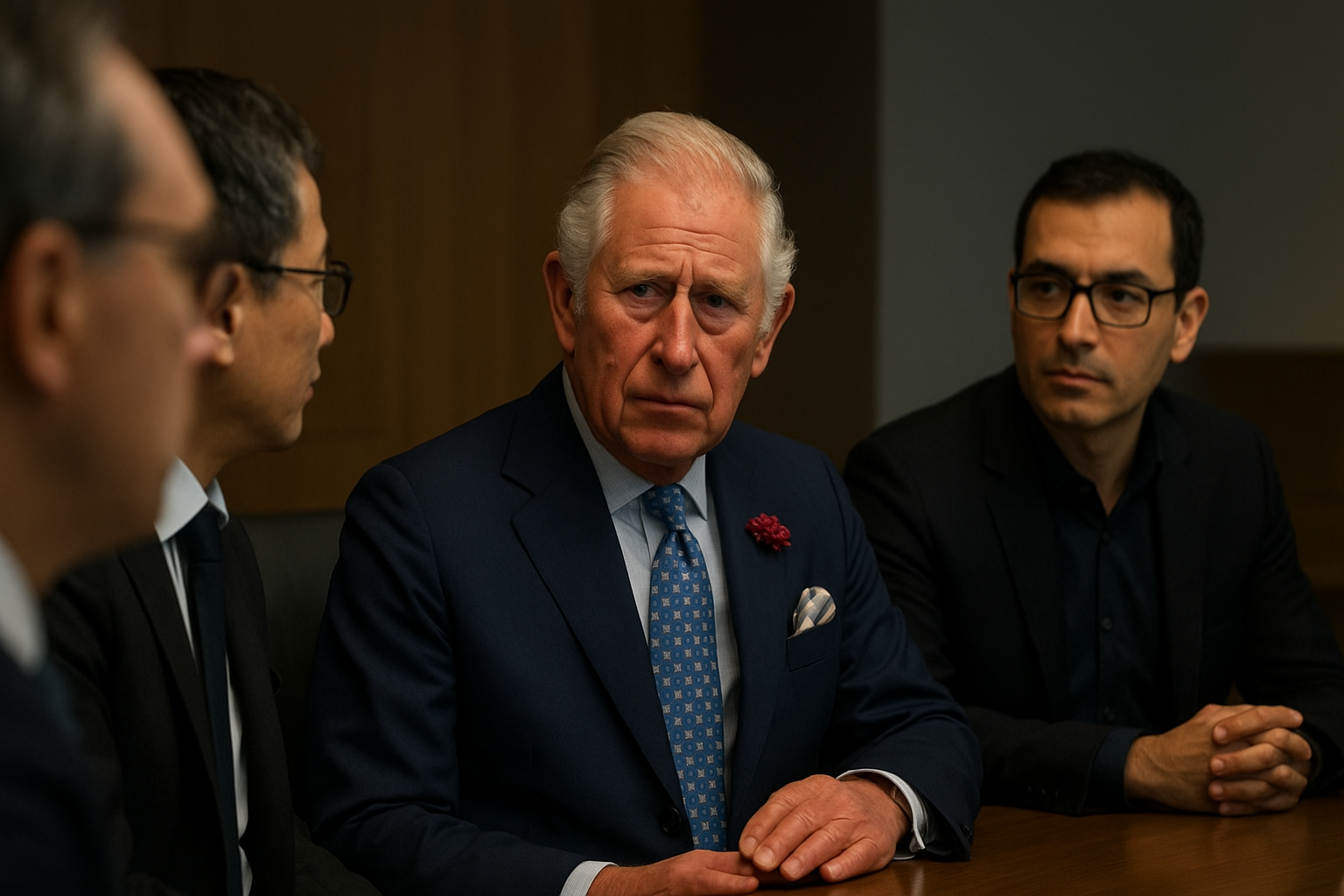 Rei Charles III alerta sobre controle da inteligência artificial em encontro com líderes do setor tecnológico