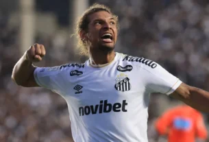 Santos vence Atlético-mg e abre vantagem nas quartas da Sul-americana