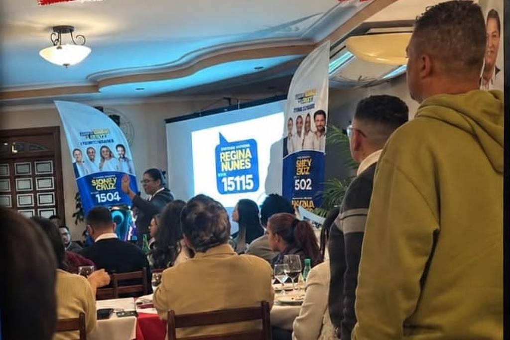 Secretária de Assistência Social anuncia reajuste em jantar com propaganda eleitoral
