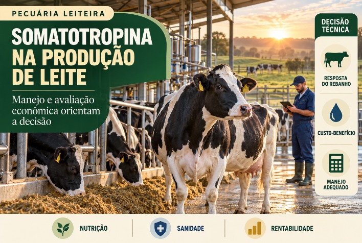 Somatotropina na produção de leite exige planejamento estratégico e análise de custos