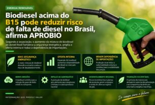 Uso de biodiesel acima do B15 surge como alternativa para evitar desabastecimento no Brasil