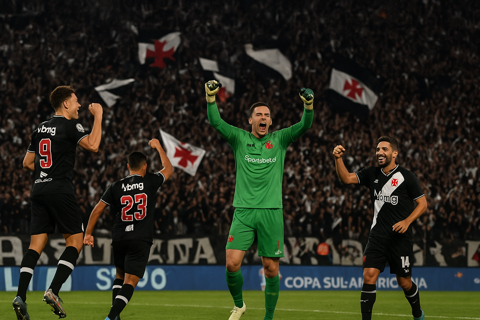 Vasco chega às semifinais e mantém vivo o sonho de uma decisão brasileira na Sul-americana