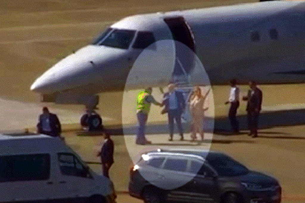 Vídeo mostra ministro Alexandre de Moraes desembarcando de aeronave de dono do Banco Master