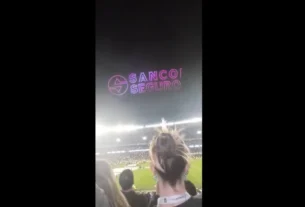 Ação publicitária com drones em homenagem a Messi gera vaias no Monumental