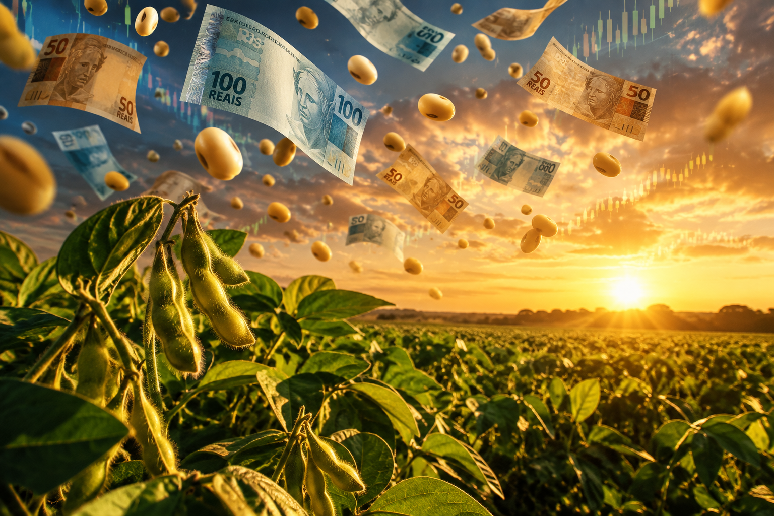 Alta do dólar eleva preços da soja no Brasil, mas volatilidade trava negócios