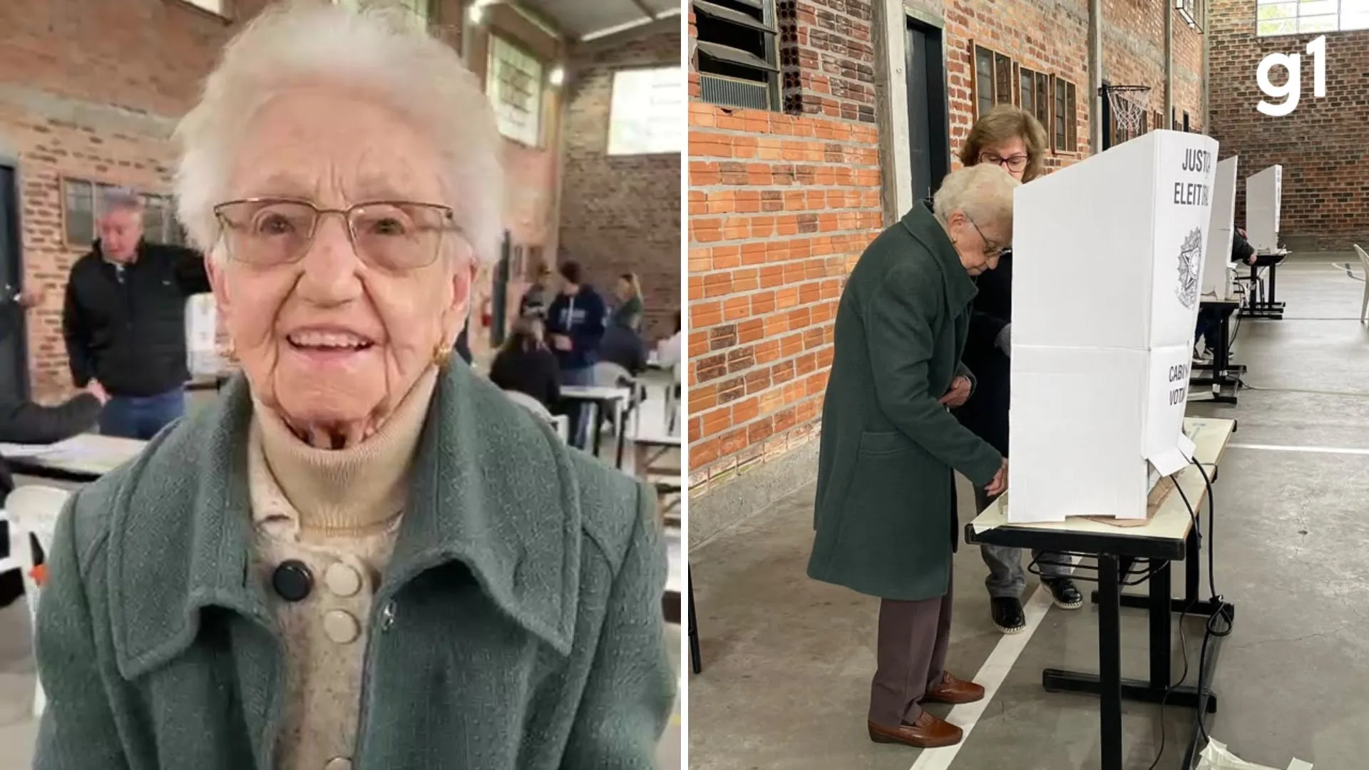 Aos 106 anos, idosa que nasceu antes do voto feminino vai às urnas em Caxias do Sul