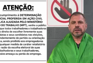Assédio eleitoral leva Justiça a determinar remoção de vídeos e retratação de vereador no RS