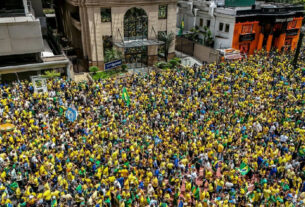Ato na avenida paulista reúne apoiadores na reta final do segundo turno