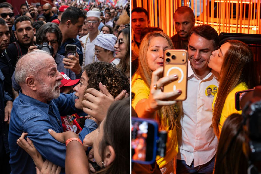 Cenário eleitoral: Lula busca engajamento jovem enquanto Flávio Bolsonaro foca em mobilização