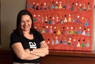 Da neurologia à arte têxtil: Cibele Foletto transforma experiências de vida em expressão artística