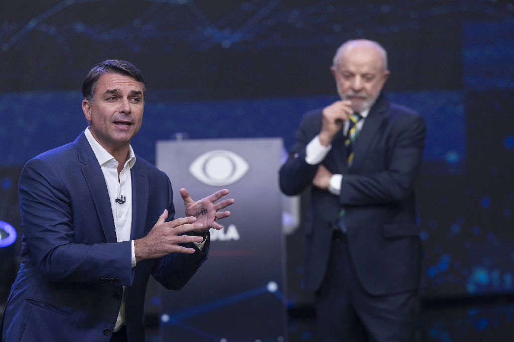 Debate entre flávio bolsonaro e lula foca na polarização e agita bases
