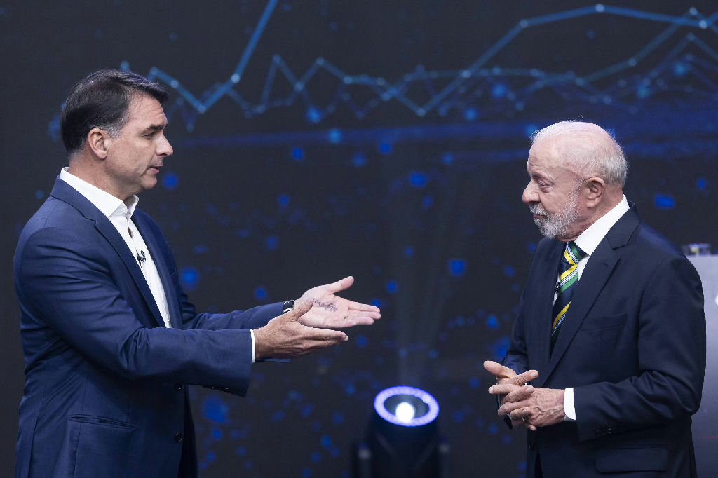 Debate entre lula e flávio bolsonaro movimenta redes e segundo turno
