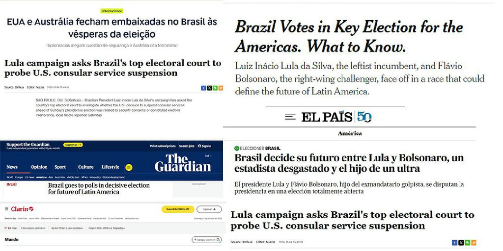 Eleição no Brasil atrai olhares do mundo e coloca em xeque o futuro da América Latina