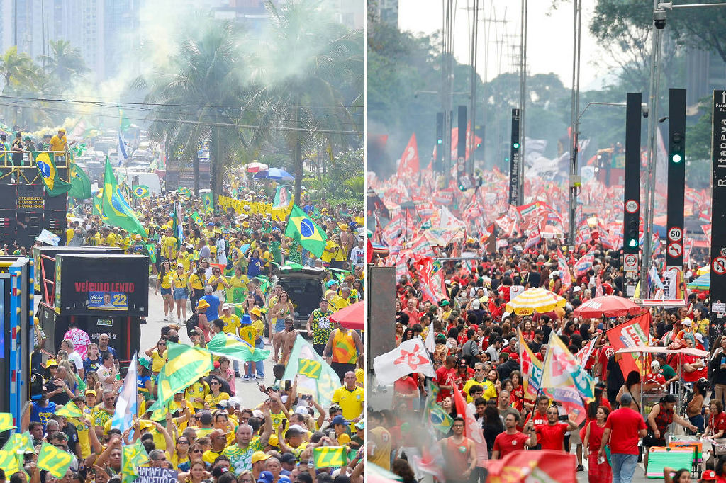 Esquerda e bolsonarismo intensificam disputa nas ruas e redes no segundo turno