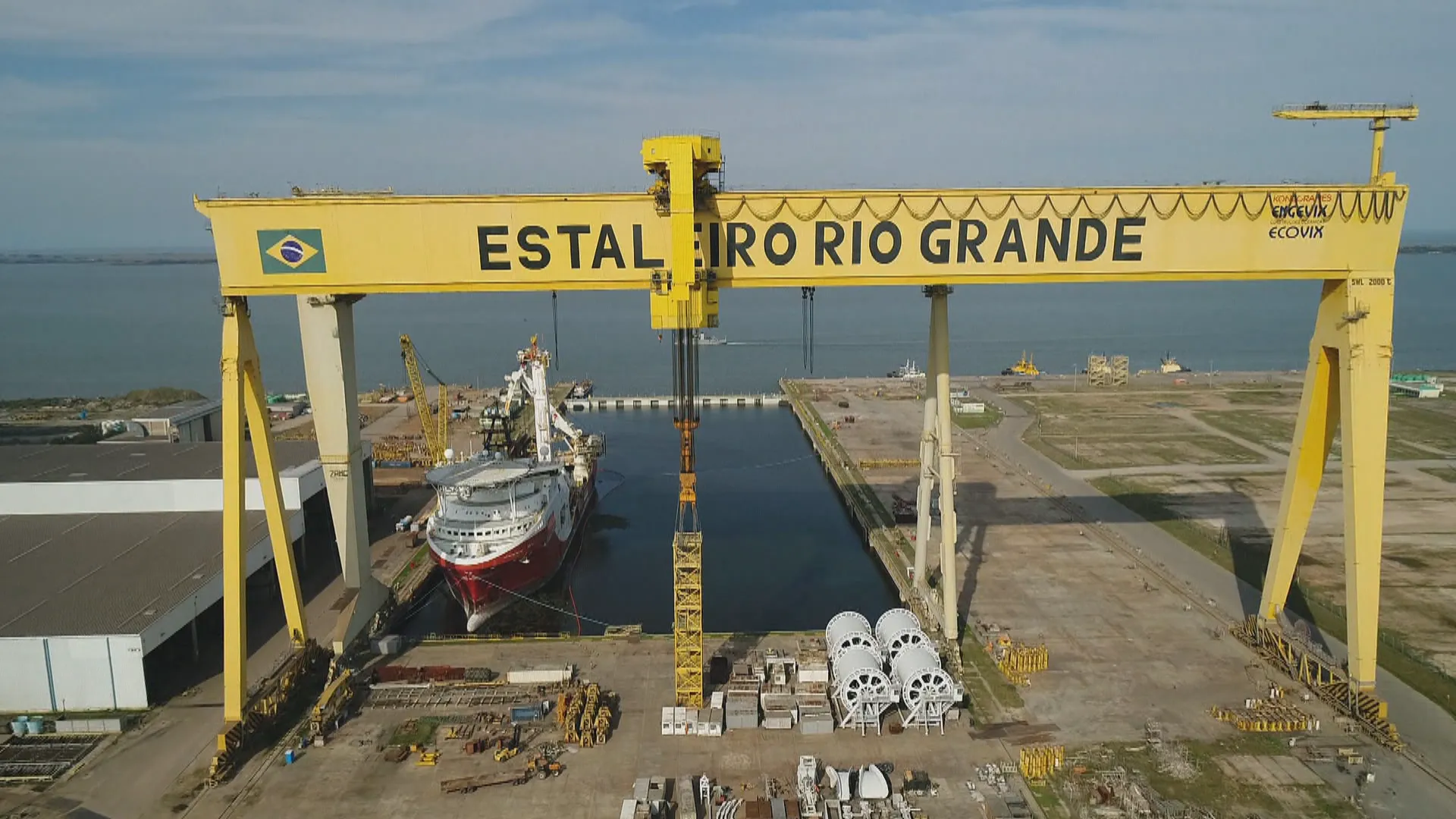 Estaleiro Rio Grande retoma construção naval após uma década com foco em 1,7 mil empregos