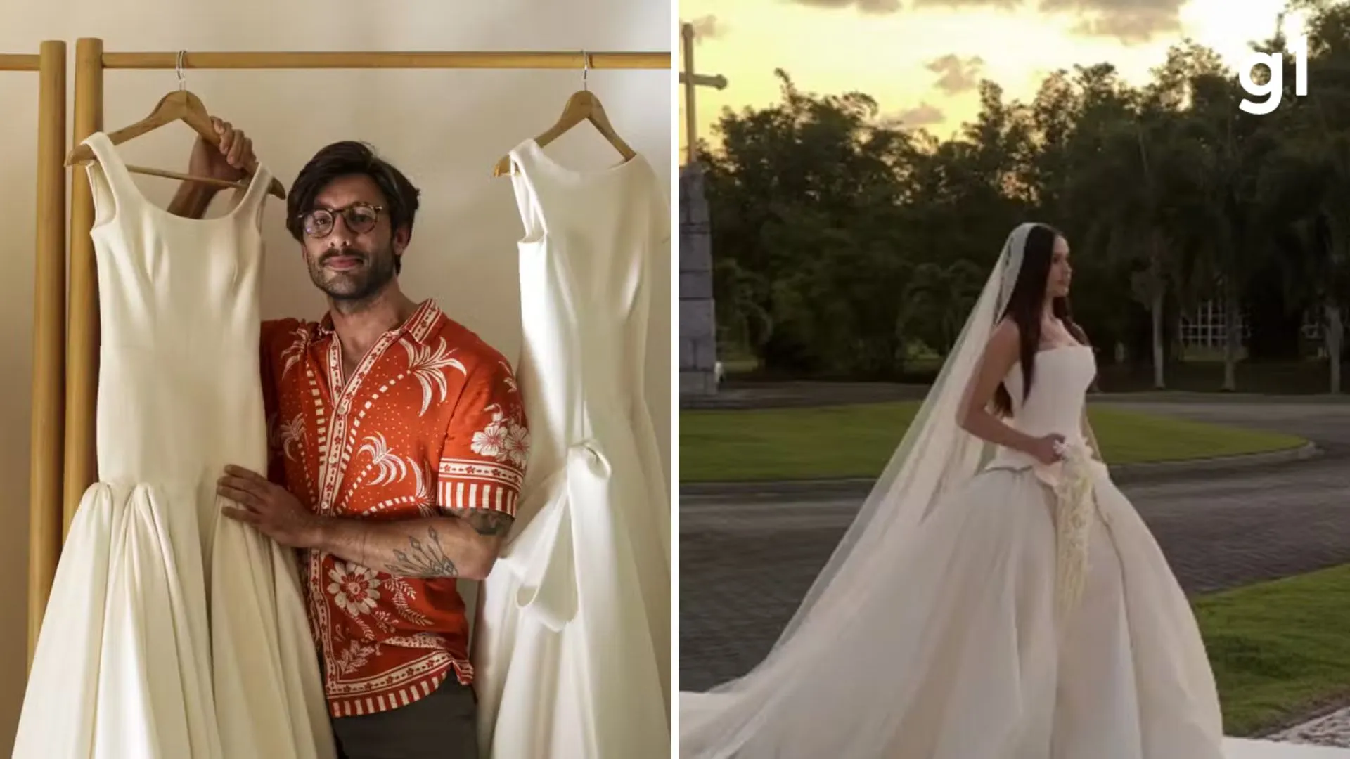 Estilista gaúcho assina o vestido de casamento da cantora Juliette