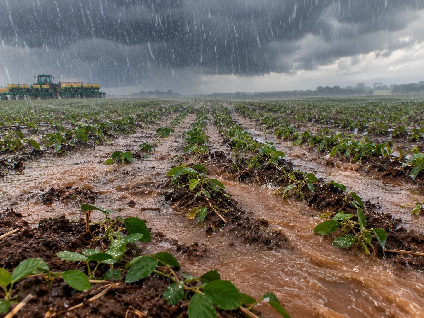 Excesso de chuvas no paraná atrasa plantio de soja e impacta custos no campo