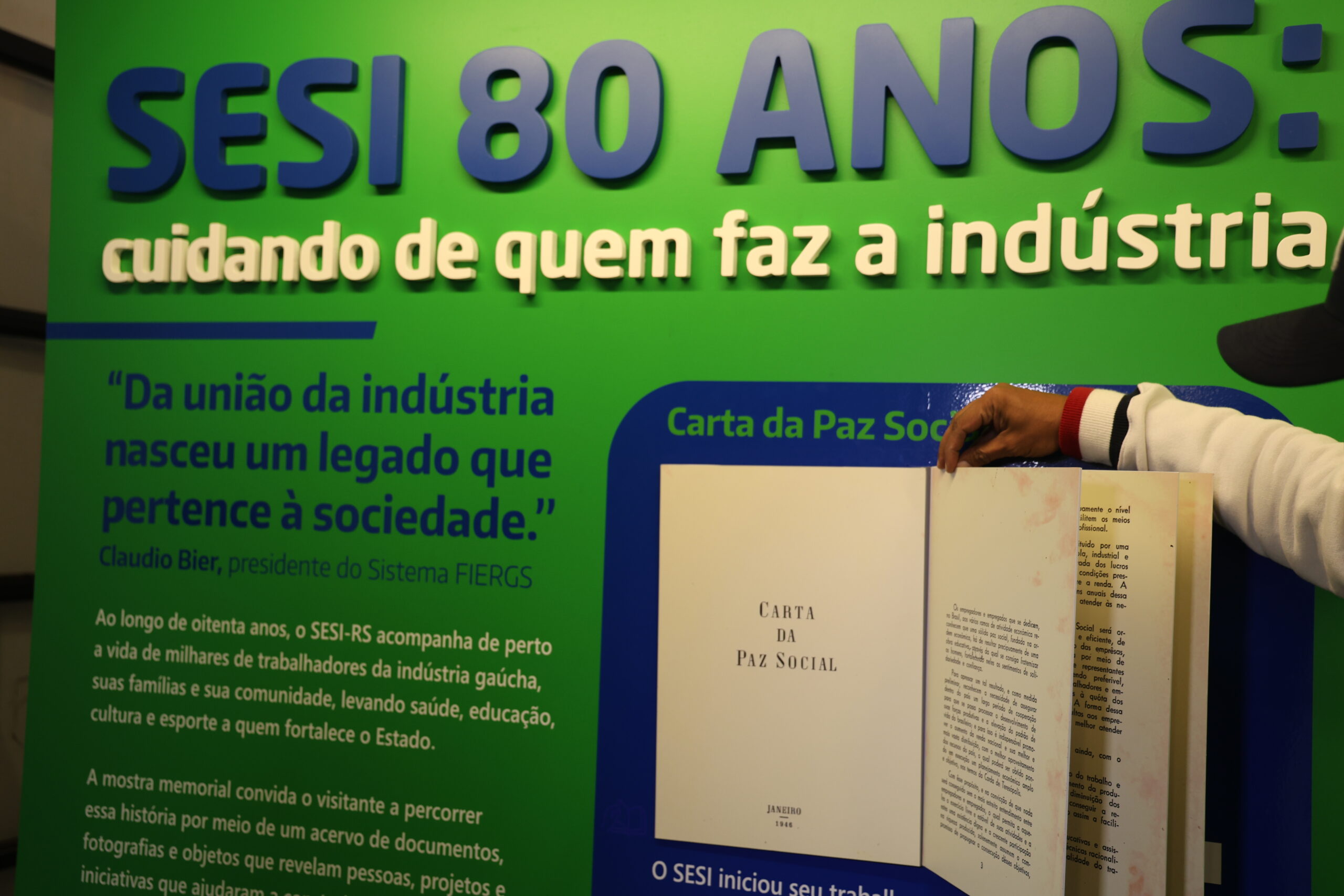 Exposição celebra 80 anos de atuação do Sesi como agente de transformação na saúde, educação e cultura