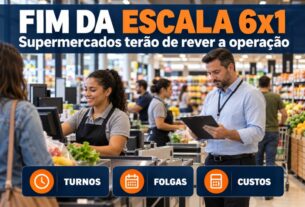 Fim da escala 6x1 exige revisão de turnos e custos no varejo