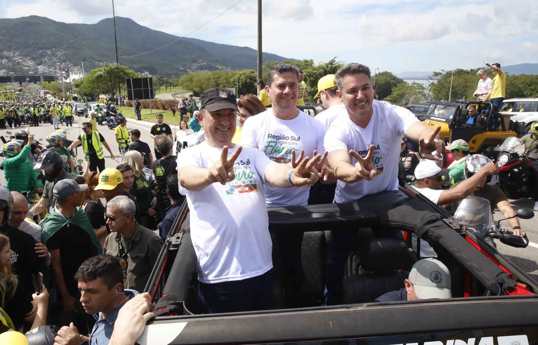 Governadores do Sul participam de ato político em Florianópolis