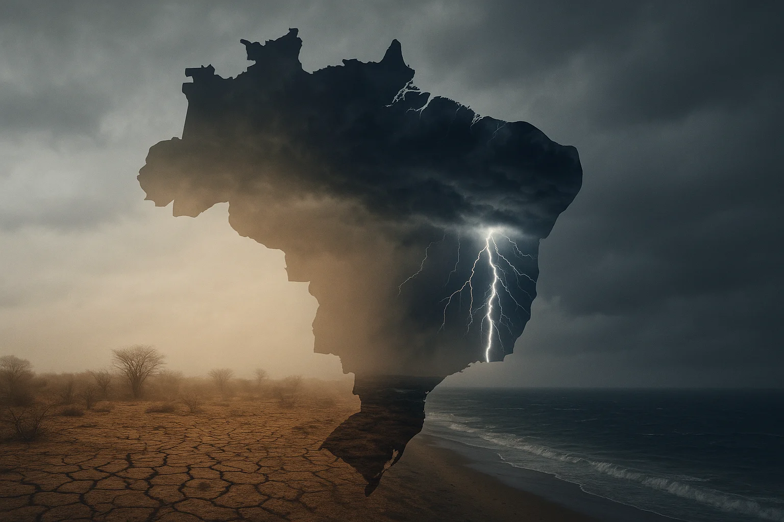 Inmet emite alerta de tempestades e baixa umidade em várias regiões