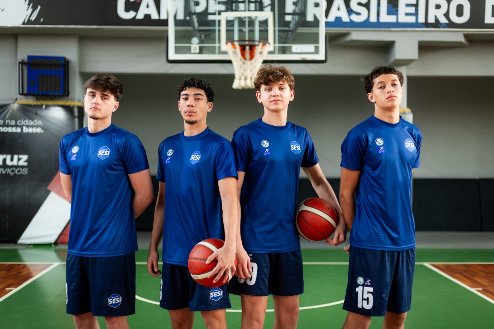 Liga Esportiva Sesi leva quatro jovens do basquete de Santa Cruz do Sul ao elenco do União Corinthians