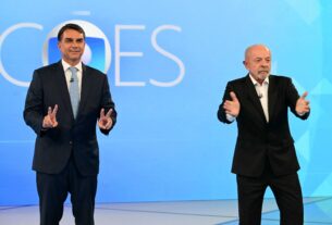 Lula defende programas sociais e Flávio Bolsonaro critica gestão
