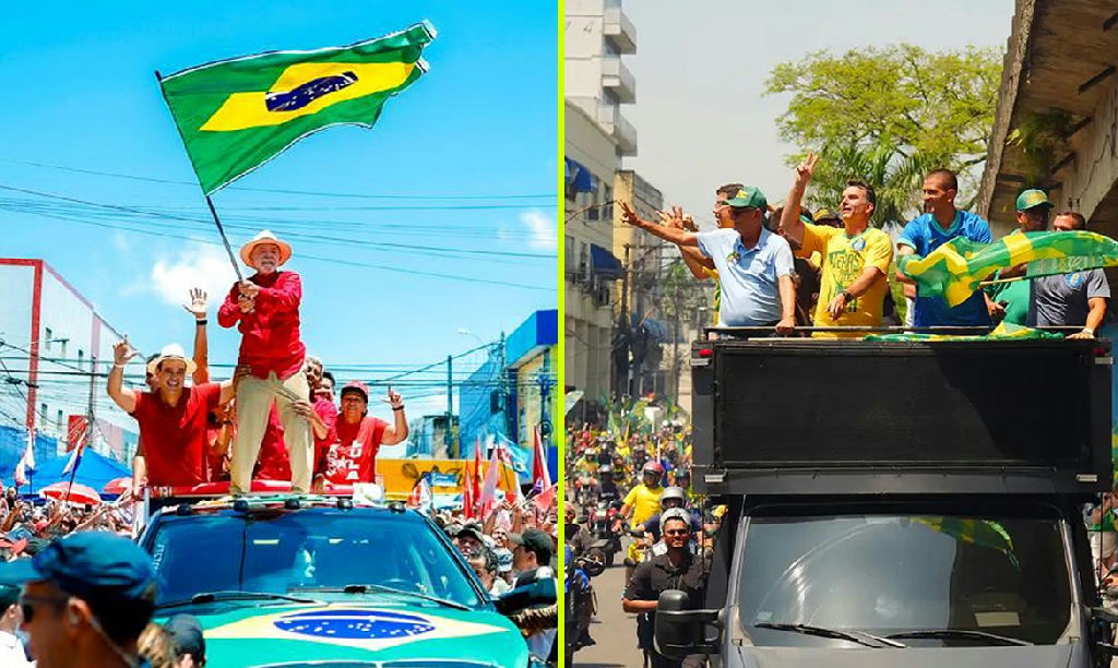 Lula e Flávio Bolsonaro intensificam campanha presidencial em agendas pelo país
