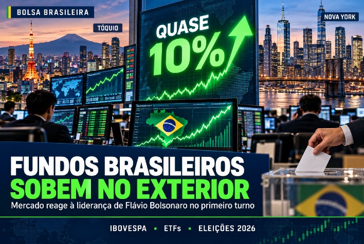 Mercado financeiro reage à liderança de Flávio Bolsonaro com alta de fundos no exterior
