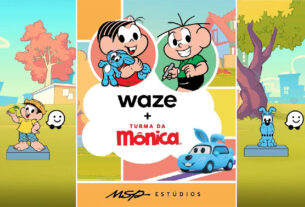 Mônica e Cebolinha viram guias de voz no Waze em nova parceria com a MSP