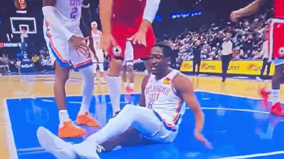 NBA vive momento de apreensão após grave lesão de Jalen Williams em vitória do Thunder