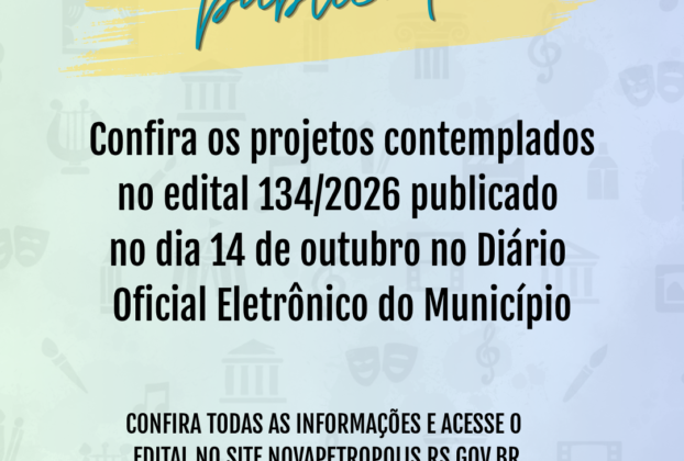 Nova Petrópolis divulga lista dos projetos selecionados para a PNAB