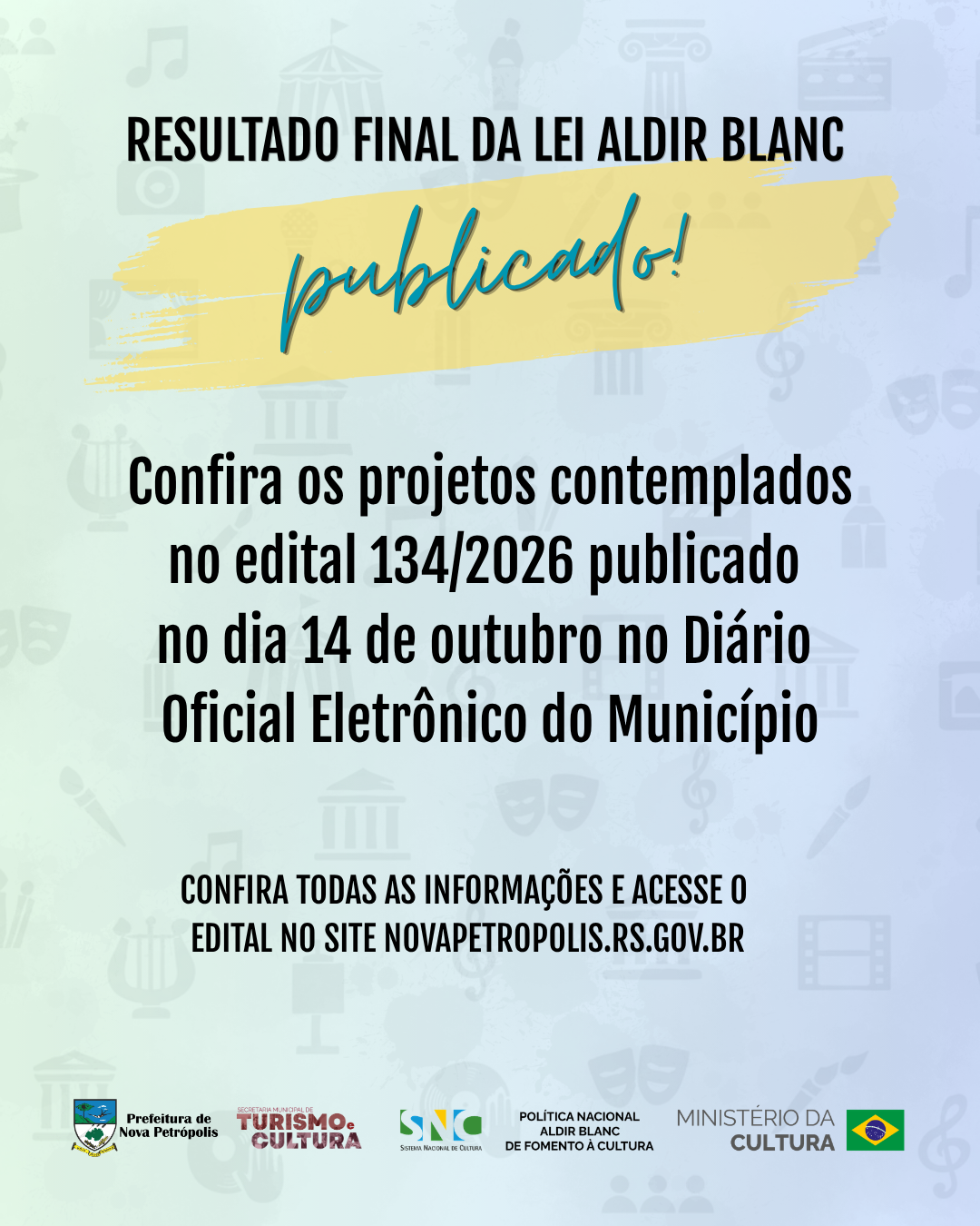 Nova Petrópolis divulga lista dos projetos selecionados para a PNAB