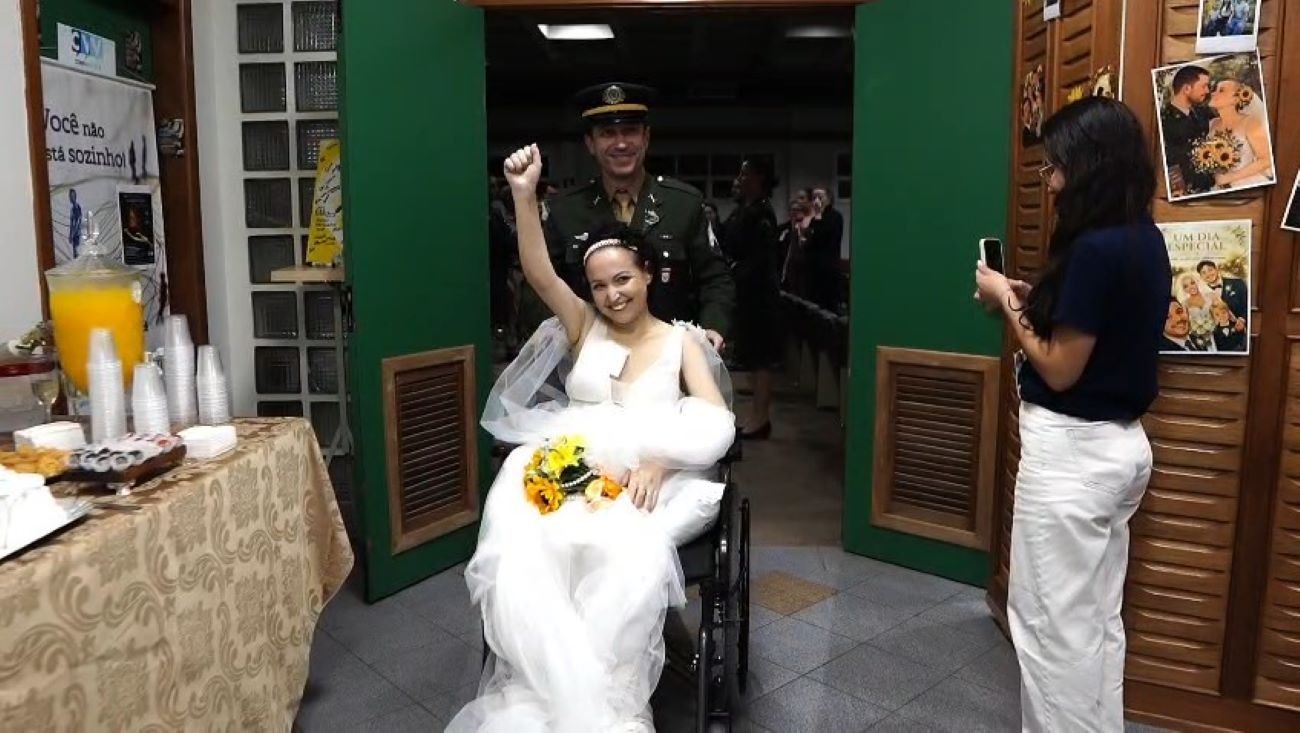 Paciente com câncer celebra casamento em hospital de Ijuí três dias antes de morrer