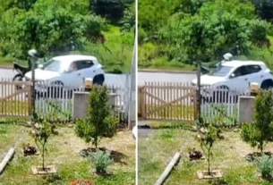 Policial Militar é arremessado de moto em colisão com automóvel no Rio Grande do Sul