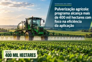 Programa de pulverização agrícola atinge 400 mil hectares com foco em eficiência operacional