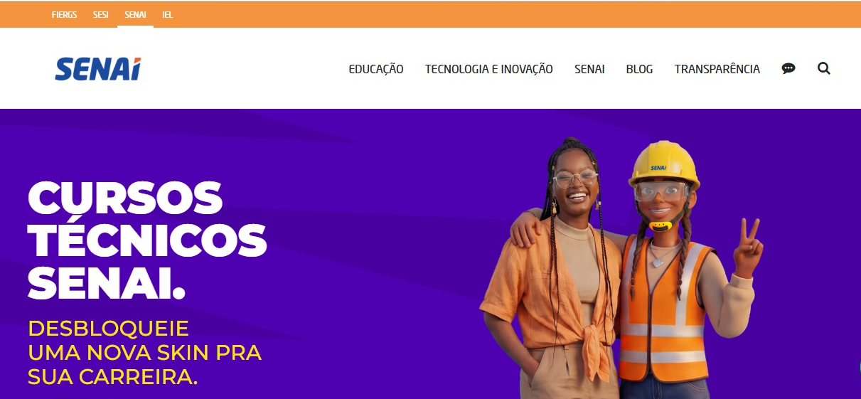 Senai-rs abre inscrições para bolsas de estudos em cursos técnicos para 2027