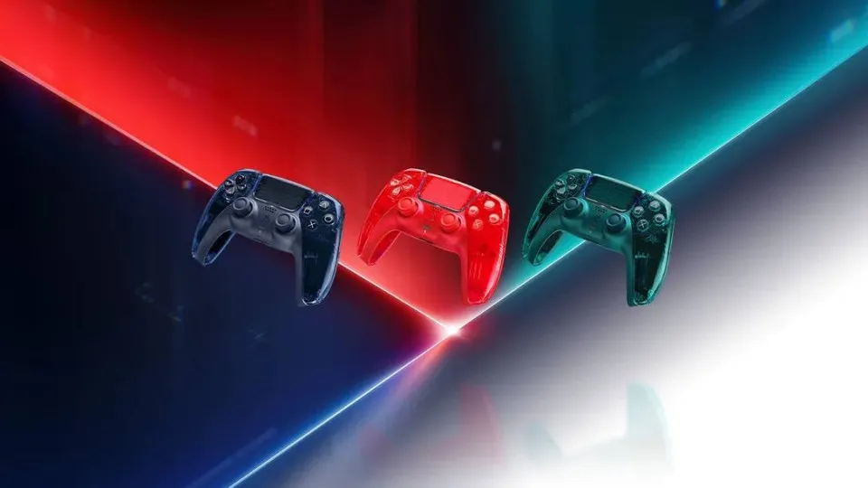 Sony anuncia novos controles DualSense transparentes com pegada retrô