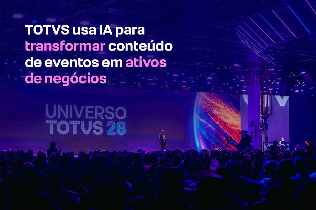 TOTVS aplica inteligência artificial para converter conteúdo de eventos em ativos estratégicos
