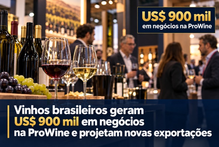 Vinhos brasileiros movimentam US$ 900 mil em rodadas de negócios na Prowine