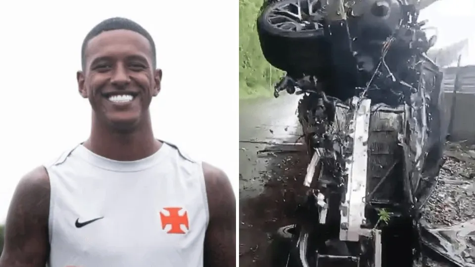 Zagueiro Robert Renan capota veículo no Rio de Janeiro mas treina normalmente pelo Vasco